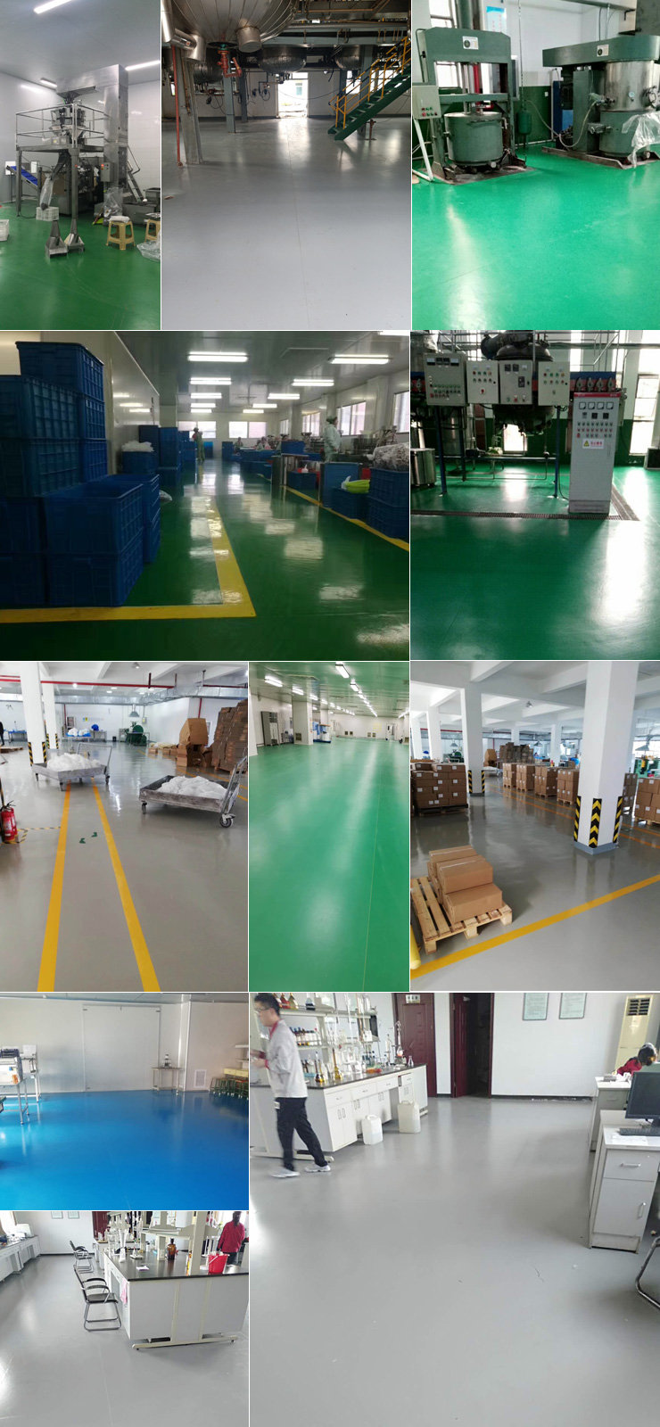 工廠廠房車間地板地坪，實(shí)驗(yàn)室地面地板，凈化車間地面地板鋪裝PVC塑膠地板材料